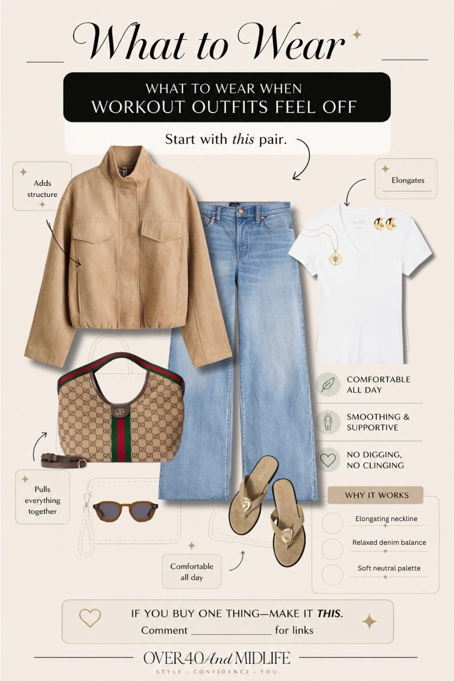 ✨Tap the bell, save and ❤️ for over 40 fashion, midlife style, midsize fashion and luxury looks for less. 

We do not need a whole new wardrobe.  
We just need pieces that work with our bodies instead of against them.  

That’s the difference Outfit Physics makes.  

✔️ Structure where we need lift  
✔️ Fabrics that skim instead of cling  
✔️ Balance that instantly makes outfits feel more polished  
✔️ Comfortable pieces that still feel elevated  

Because it was never our bodies.  
Most clothes just were not designed with real midlife bodies in mind.  

These are the pieces we keep reaching for because they make getting dressed feel easy again.

👑"Helping you look good, feel good!" - Lindsey Denver

#LTKMidsize #LTKPlusSize #LTKOver40

Comment SHOP below to receive a DM with the link to this post on my LTK ⬇ https://liketk.it/6bXbf ltkover40 ltkplussize primeday2022 ltkxprimeday ltkxprime ltkmidsize

Comment SHOP below to receive a DM with the link to this post on my LTK ⬇ https://liketk.it/6bXPG ltkover40 ltkplussize primeday2022 walmart_july2022 ltkxprimeday ltkxprime ltkmidsize