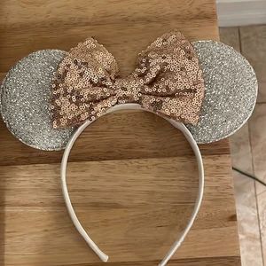 Rose Gold Sequin Mickey Minnie Ears / Rose Gold Minnie Mouse | Etsy | Etsy (US)