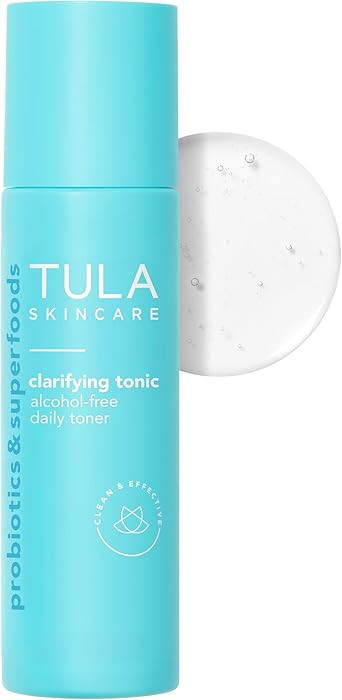 TULA Skin Care Clarifying Tonic Alcohol-Free Daily Toner - Face Toner to Gently Exfoliate and Tig... | Amazon (US)