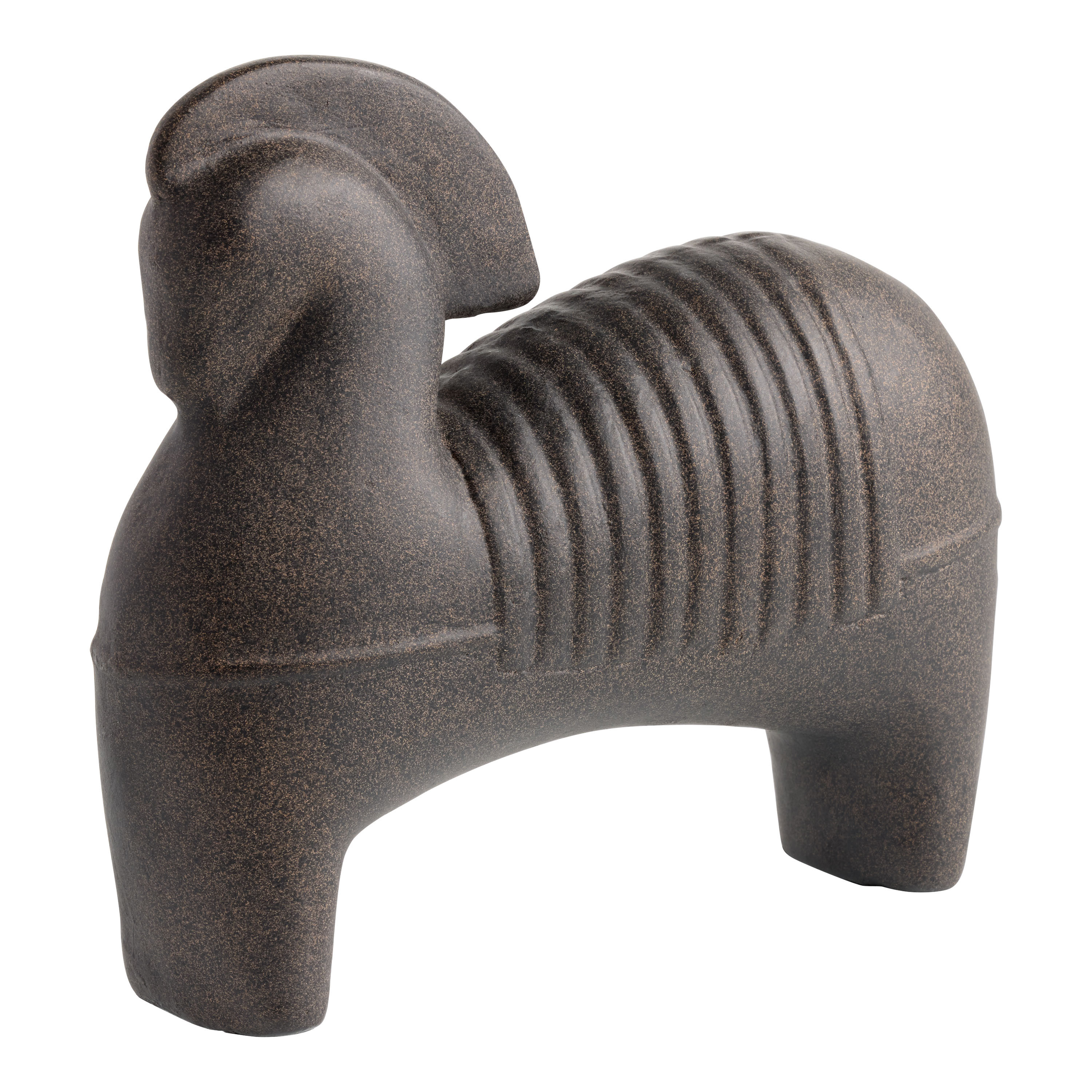Brown Ecomix Abstract Grecian Horse Tabletop Decor | World Market