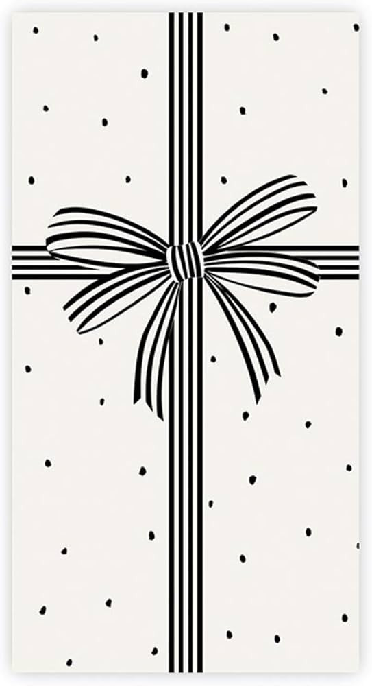 Santa Barbara Design Studio Guest Towel/Dinner Napkins Disposable Paper Napkins, 20-Count, Black ... | Amazon (US)