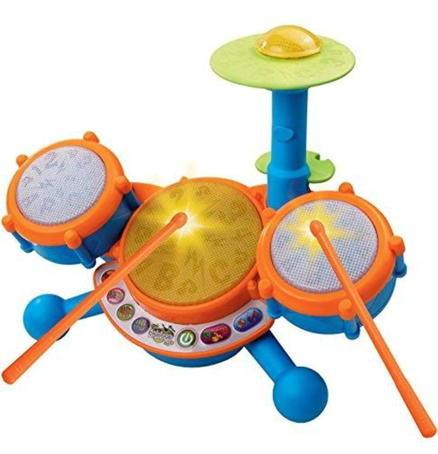 VTech KidiBeats Kids Drum Set, Orange | Amazon (US)