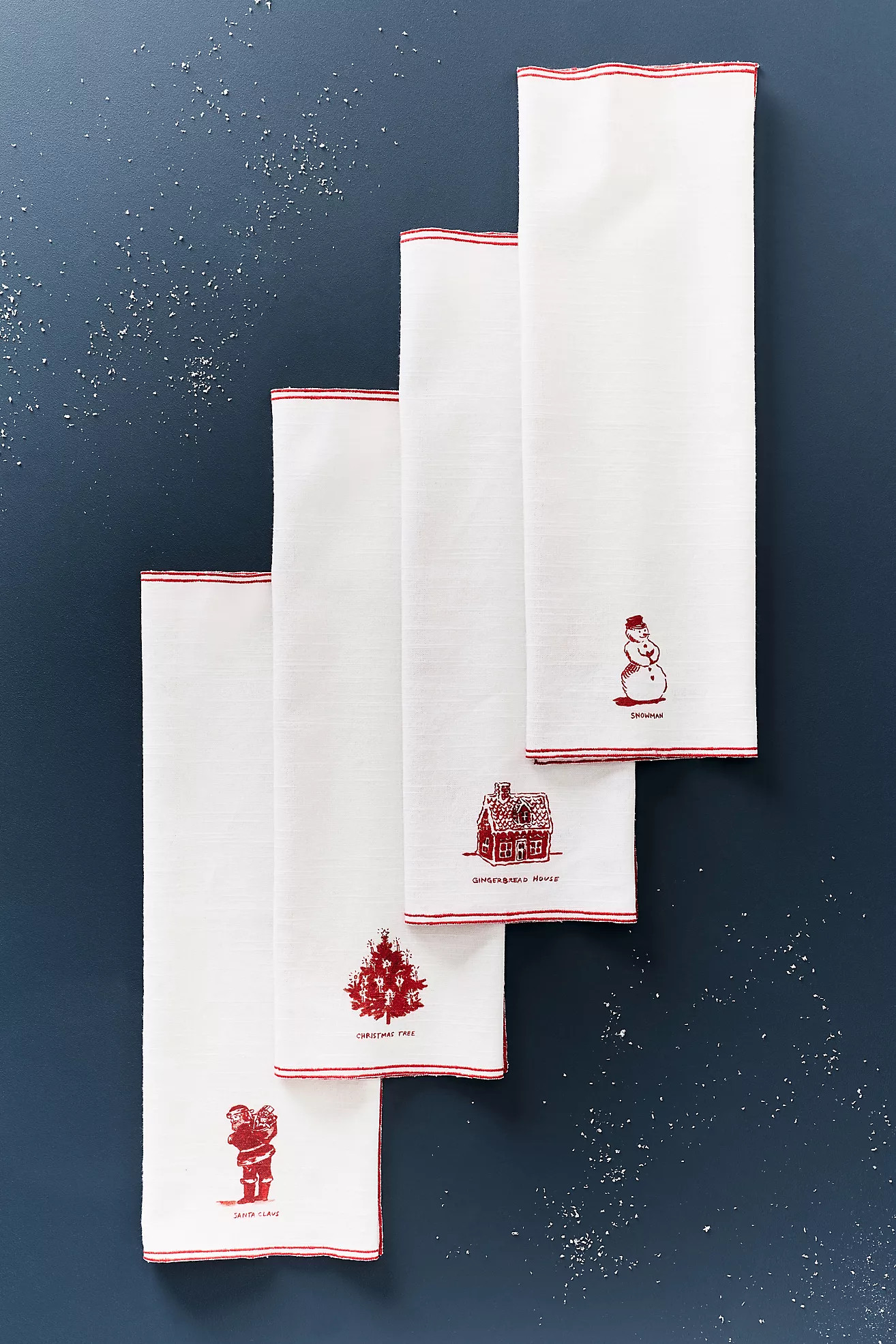 Christmas Napkins, Set of 4 | Anthropologie (US)