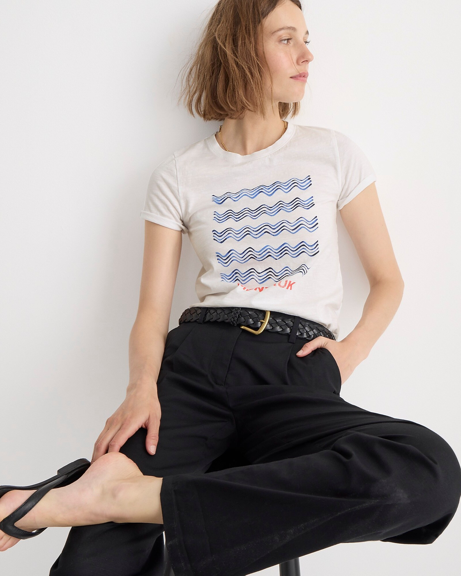 Classic-fit Montauk graphic T-shirt | J. Crew US