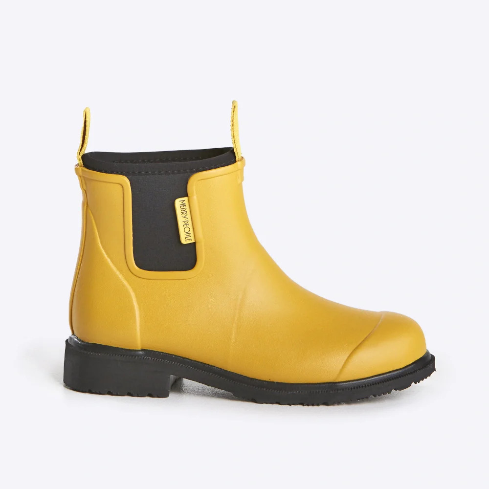 Bobbi Ankle Boot // Mustard Yellow & Black | Merry People - Australia