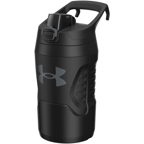 Under Armour 32 oz Insulated Water Bottles - Sports Water Jug with Fence Hook, Leak Resistant for Baseball, Football & More, 32 oz Insulated, Black/Black | Amazon (US)