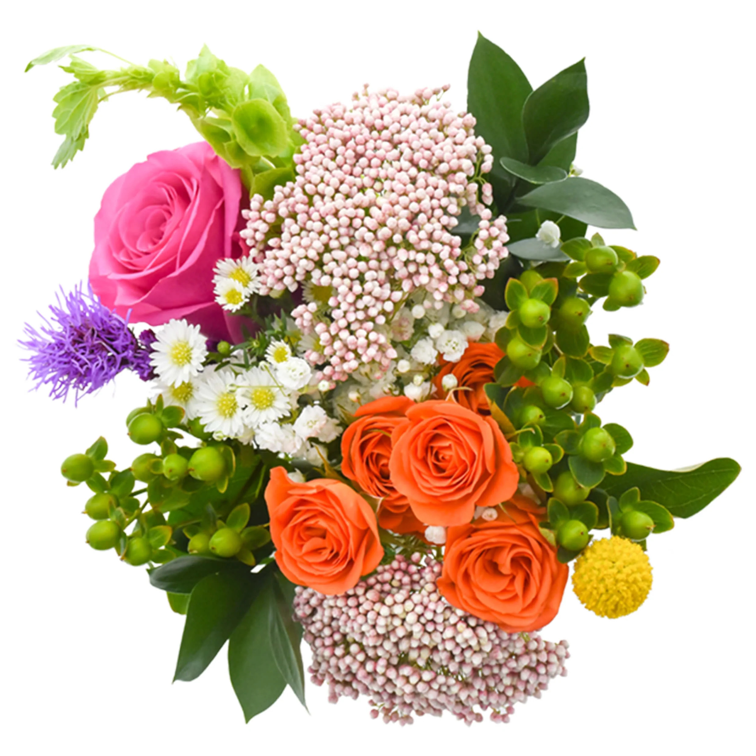 Fresh-Cut Small Mixed Flower Bouquet, Minimum of 12 Stems, Colors Vary | Walmart (US)
