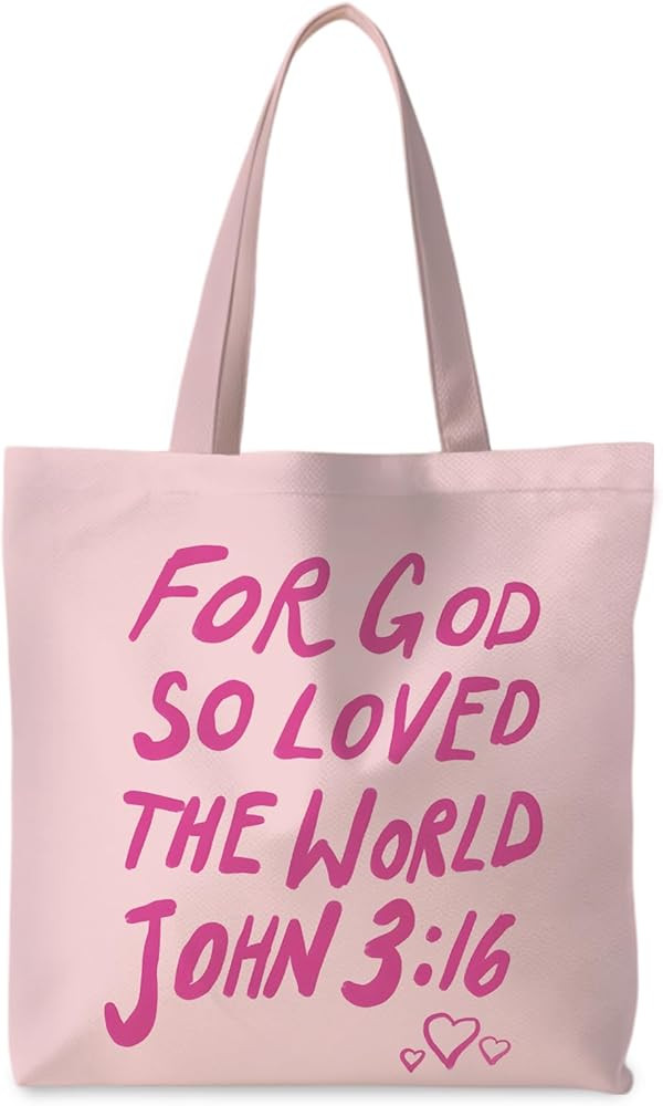 Tote Bag - Christian Gifts for Women, Canvas Bags with Bible Verse Designs | Amazon (US)