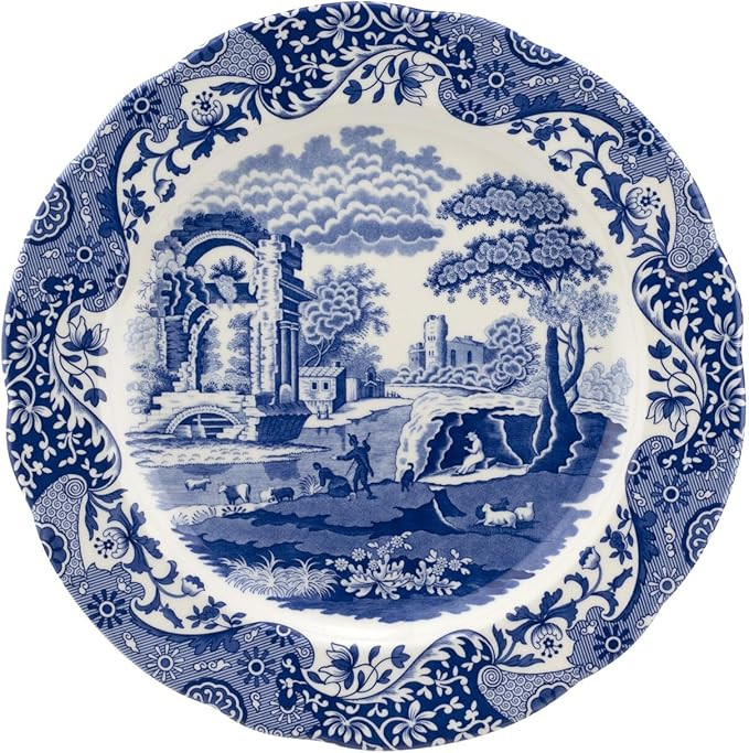 Spode Blue Italian 12" Charger Plate, Made in England, Fine Porcelain, Dishwasher Safe | Amazon (US)