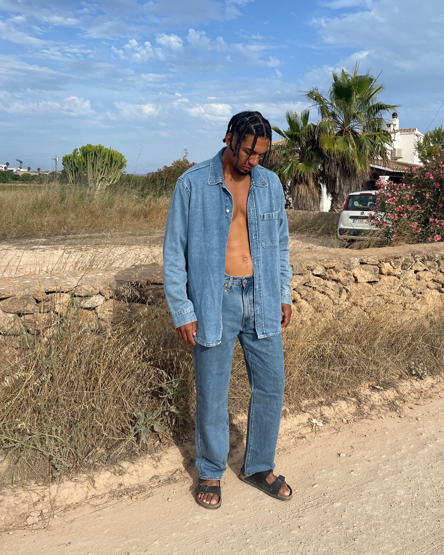 Asap rocky hot sale denim jacket