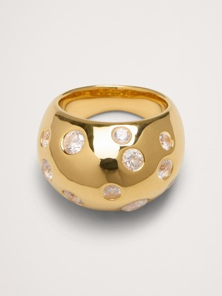 CRYSTAL DOME RING | Banana Republic (US)