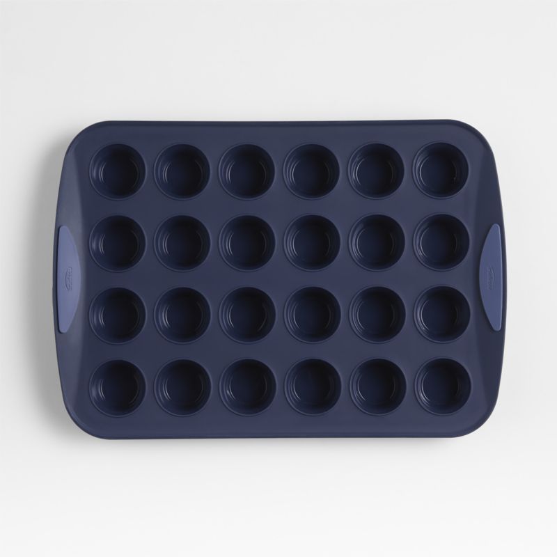 Trudeau 24-Cup Silicone Muffin Pan | Crate & Barrel | Crate & Barrel