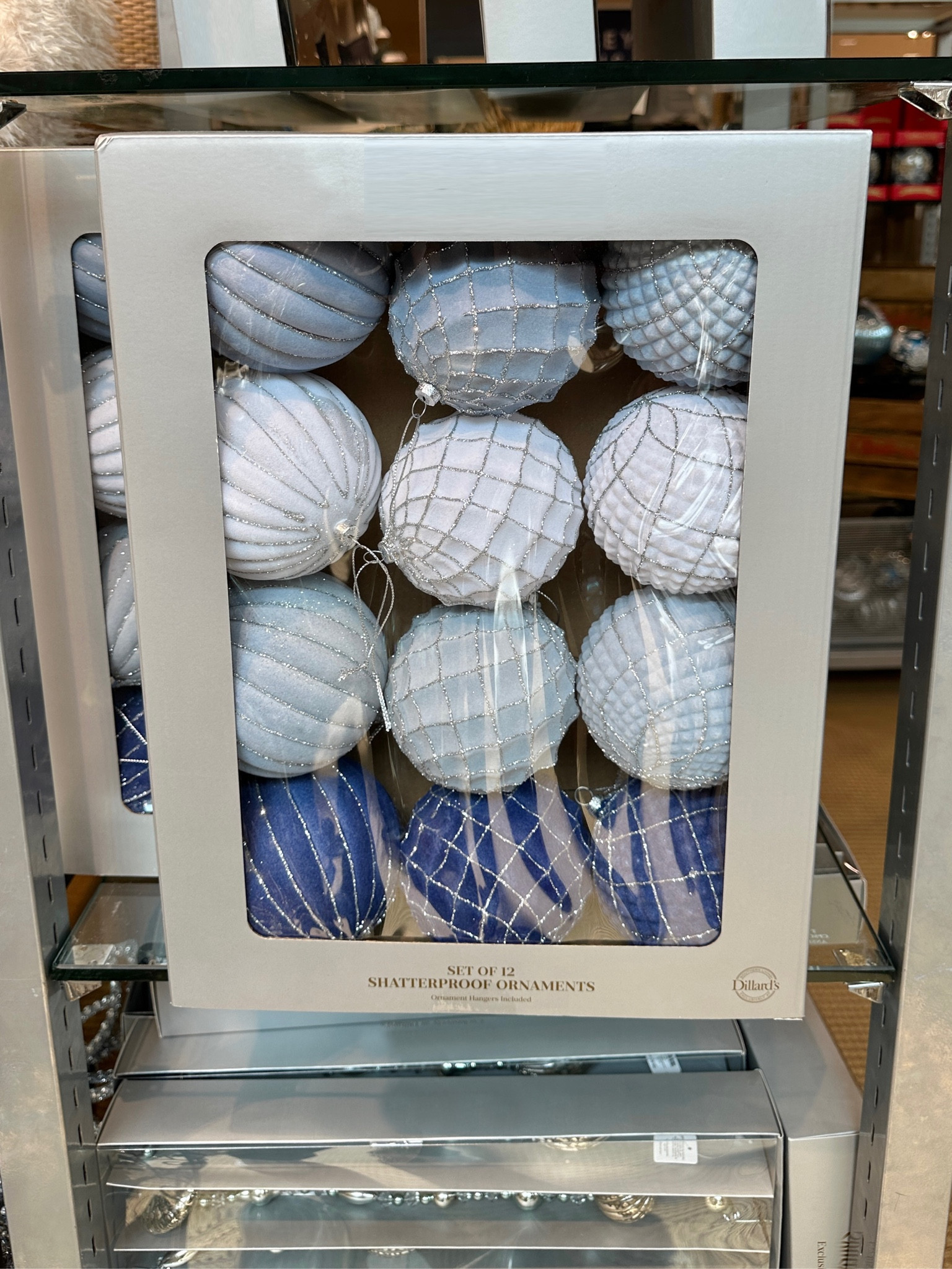 Blue ornament set Christmas decor 

#LTKHome #LTKSaleAlert #LTKSeasonal