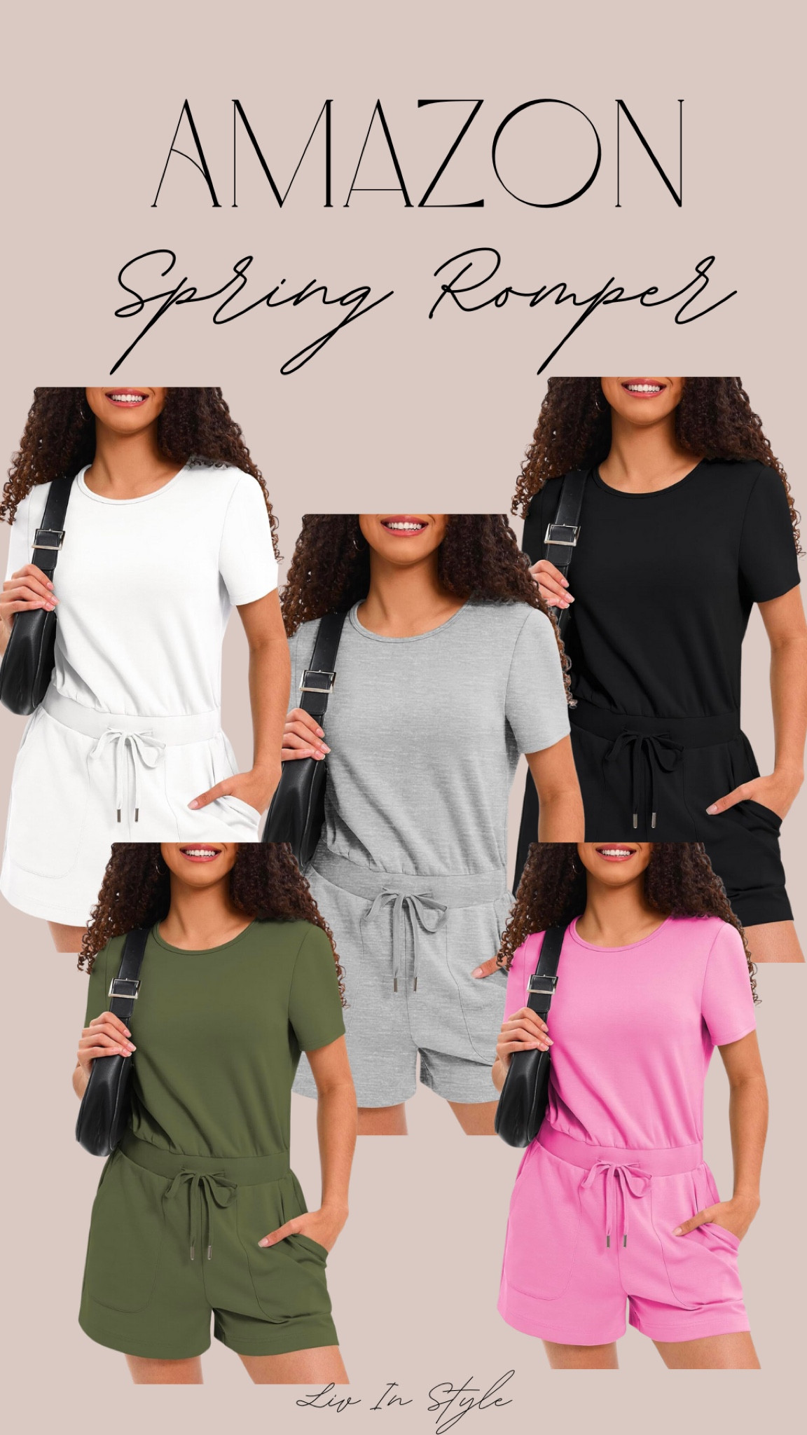 Amazon shorts romper perfect for spring, vacations and travel! 

#LTKSeasonal #LTKstyletip #LTKfindsunder50