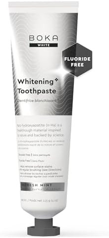 Boka Fluoride Free Toothpaste, Nano Hydroxyapatite Toothpaste, Appropriate for Sensitive Teeth, f... | Amazon (US)