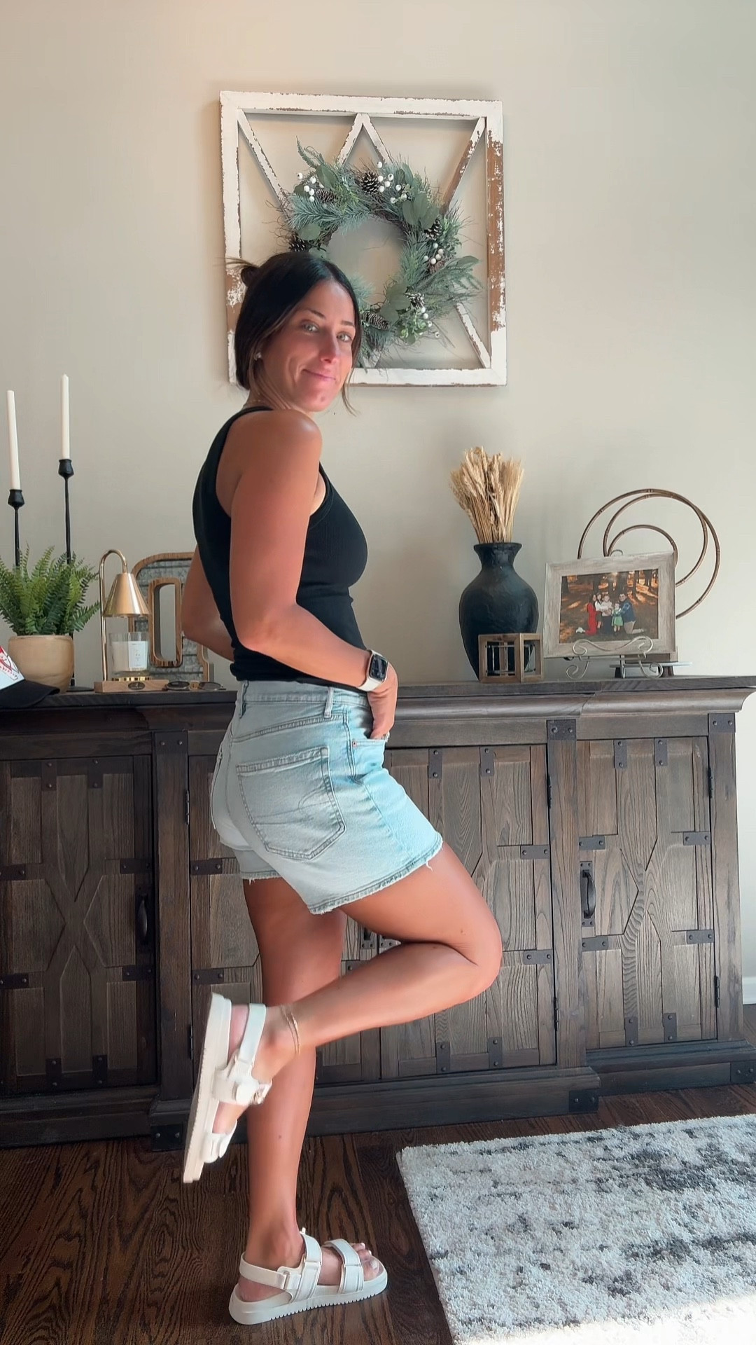 The mom jean short trend is better than i thought and bonus - baseball mom approved! These American Eagle shorts are the perfect length and can be worn so many ways!

#LTKStyleTip #LTKSummerEdit #LTKSeasonal