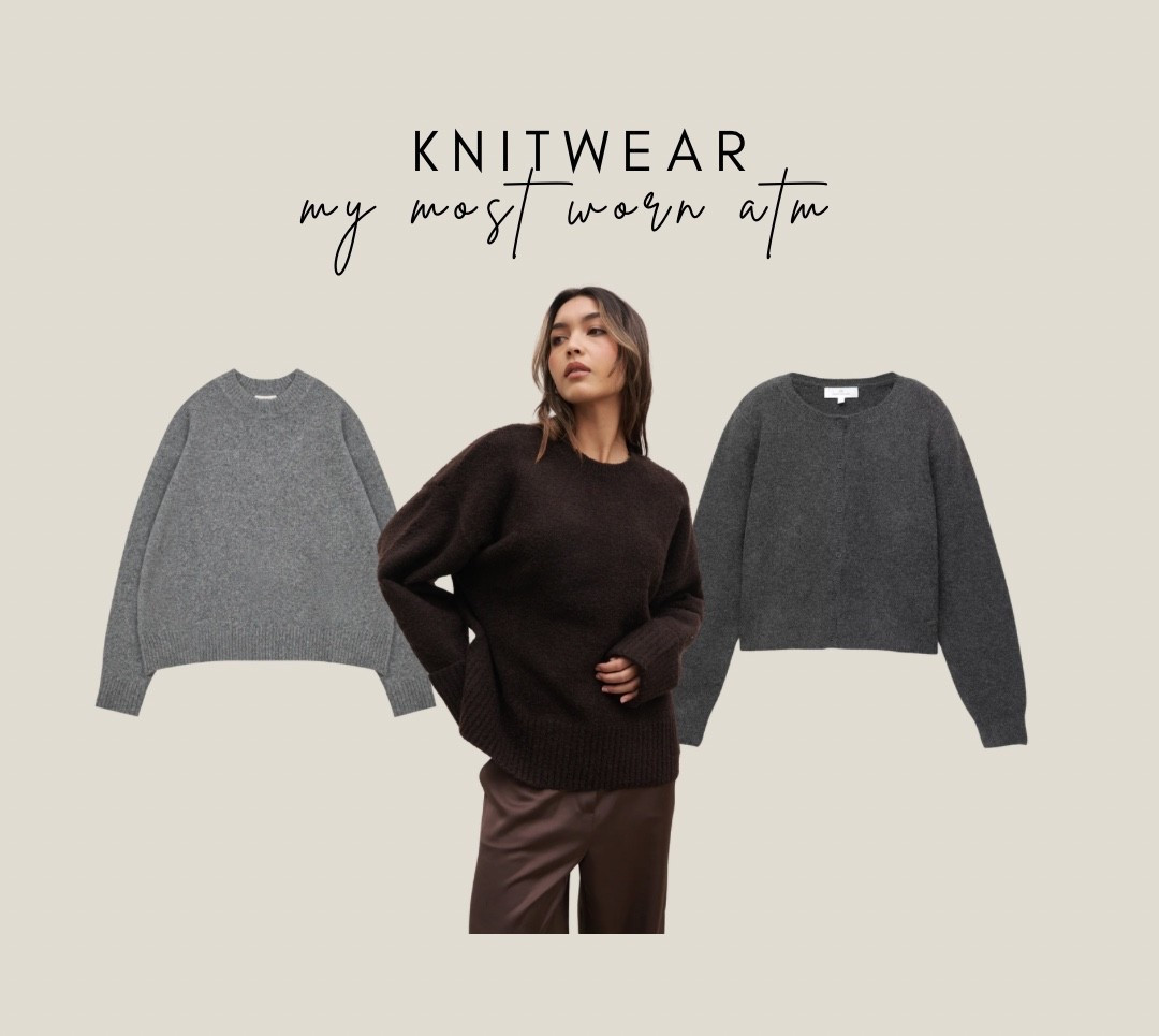 My most worn knitwear at the moment🤎🤎 

#LTKwinter #LTKuk #LTKeurope