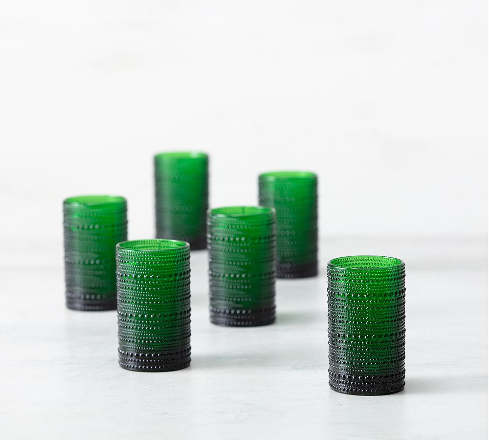 Jupiter Beaded Drinking Glasses | Pottery Barn (US)