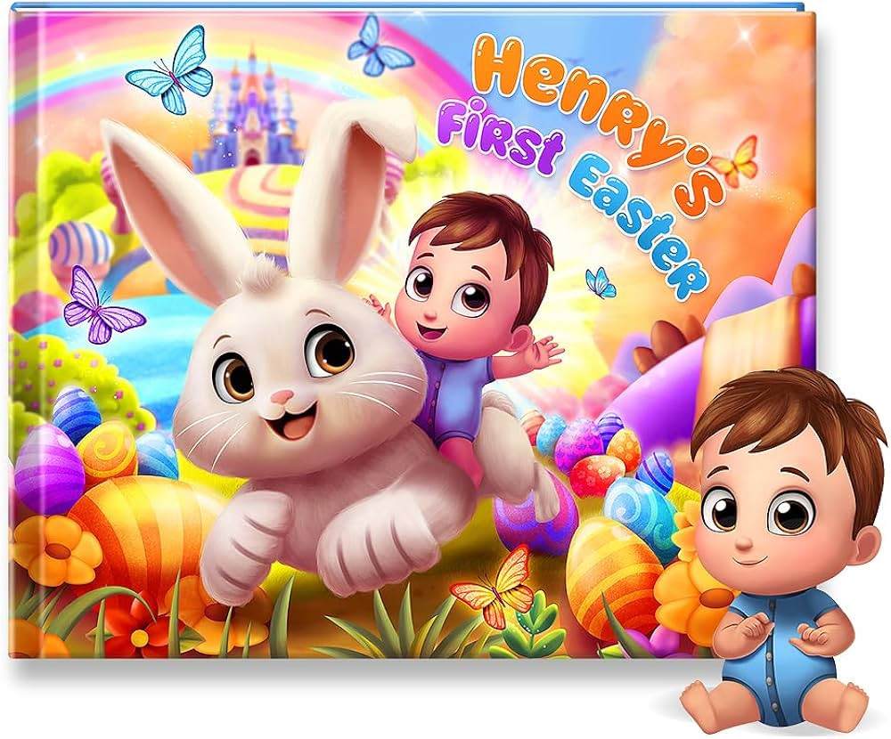Personalized First Easter Story Book – Custom Name Easter Gift for Kids, Baby’s First Easter ... | Amazon (US)