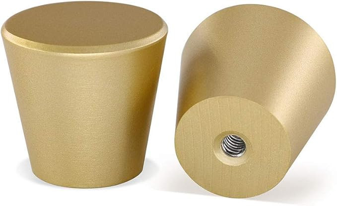 10 Pack Brass Cabinet Knobs Gold Knobs for Dresser - homdiy MO745GD 1 inch Gold Knobs for Kitchen... | Amazon (US)