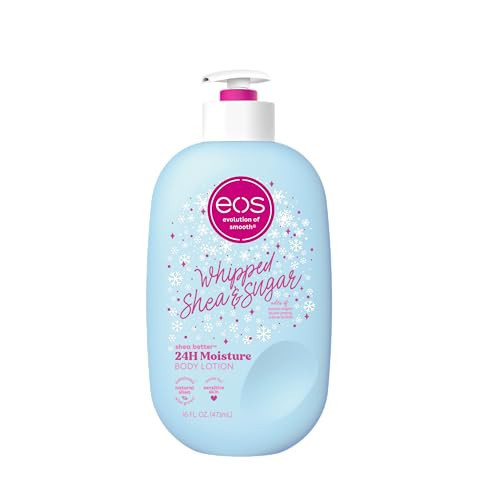 EOS Shea Better Holiday Body Lotion- Whipped Shea & Sugar, Limited-Edition Skincare, 24-Hour Moisture, Vegan, 16 fl oz | Amazon (US)