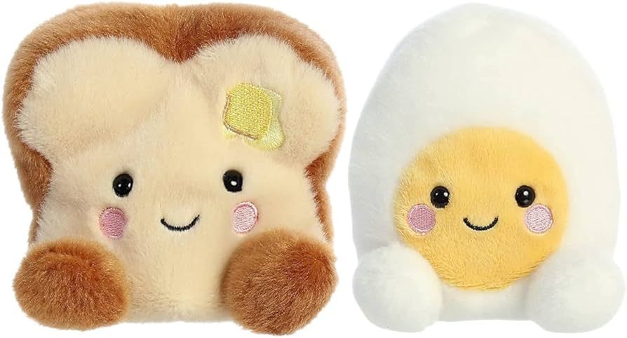 Aurora Palm Pals Set of Two - Bobby Egg & Buttery Toast | Amazon (US)