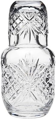 Godinger Bedside Night Carafe - Cup and Bottle to Keep Next To Your Bed for a Handy Midnight Drin... | Amazon (US)