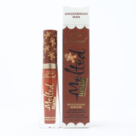 Too Faced Melted Matte Liquified Long Wear Lipstick 0.23oz Gingerbread Man New | Walmart (US)