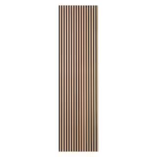 Ejoy 94.5 in. x 4.8 in. x 0.5 in. Acoustic Vinyl Wall Cladding Siding Panel (Set of 6-Piece) Viny... | The Home Depot