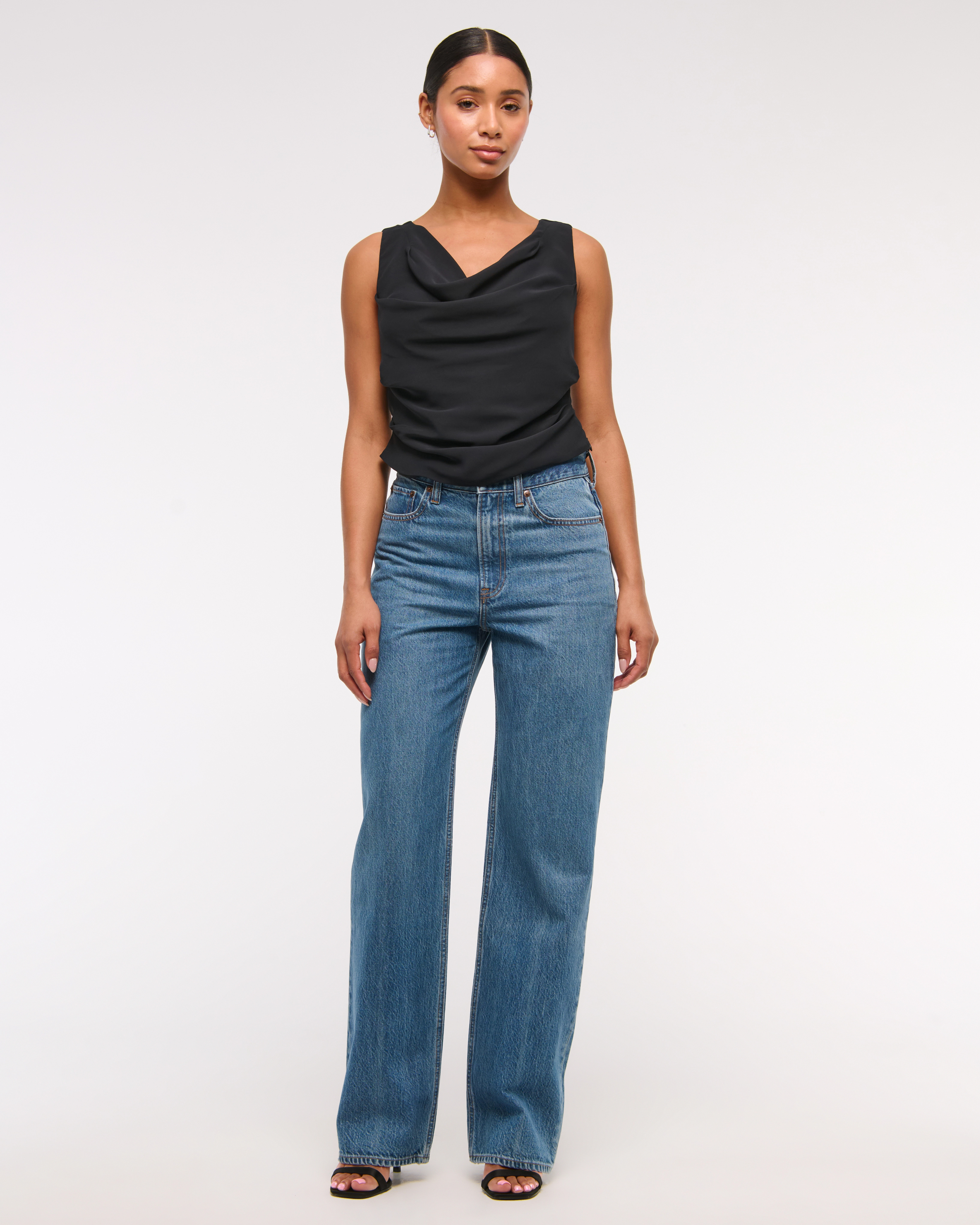 High Rise Loose Jean | Abercrombie & Fitch (US)