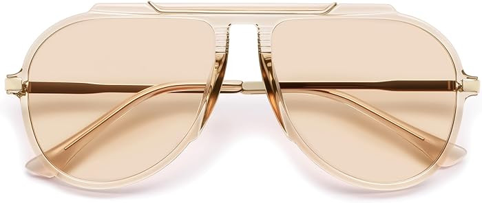 SOJOS Retro Oversized 70s 90s Aviator Sunglasses for Women Men Trendy Vintage Square Sun Glasses ... | Amazon (US)