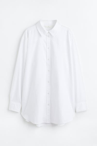 Oxford Shirt - White - Ladies | H&M US | H&M (US + CA)