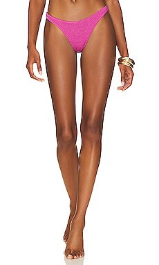 Bond Eye Sinner Bikini Bottom in Fuchsia Shimmer from Revolve.com | Revolve Clothing (Global)