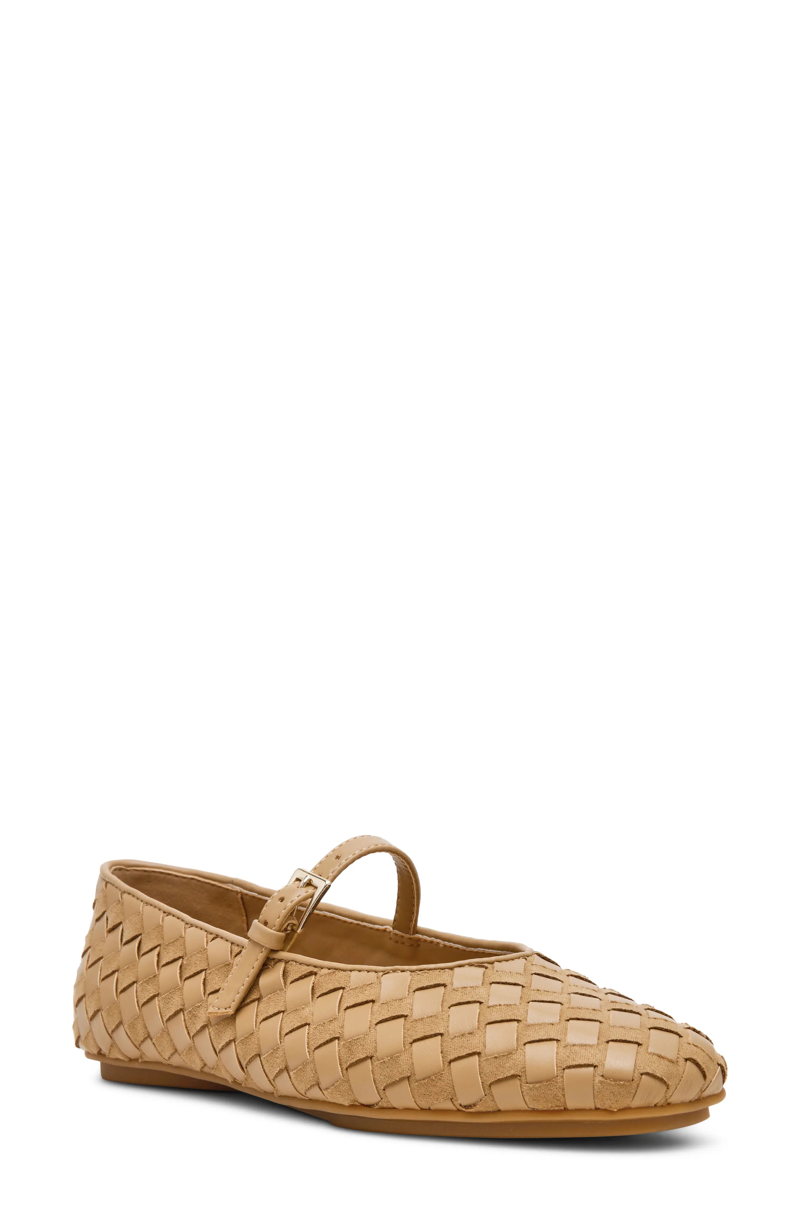 Anne Klein Connie Mary Jane Flat in Cognac at Nordstrom, Size 9 | Nordstrom