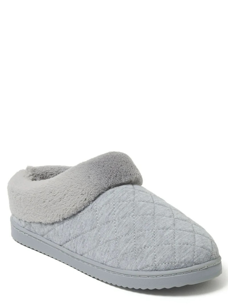 Dearfoams Cozy Comfort Women's Quilted Jersey Clog | Walmart (US)