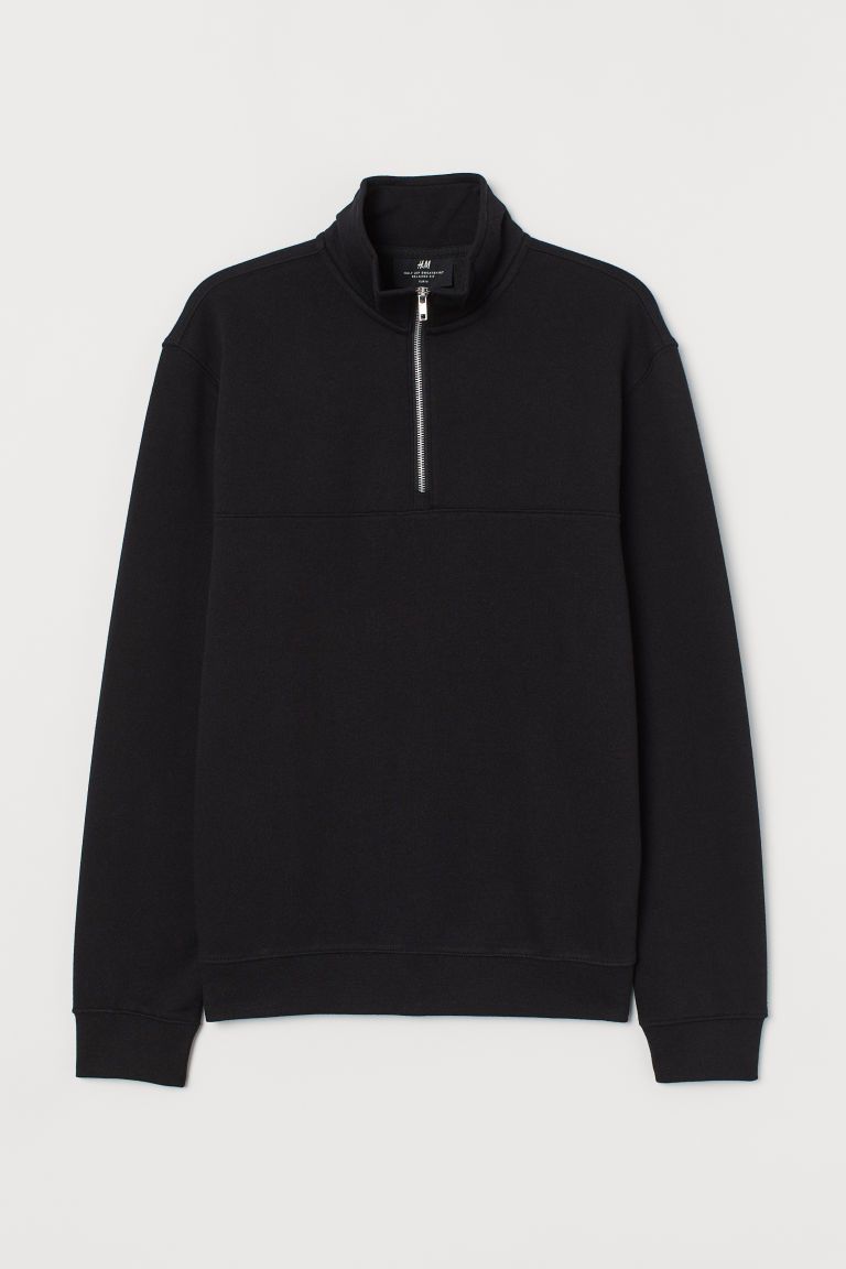 H & M - Relaxed Fit Sweatshirt - Black | H&M (US + CA)