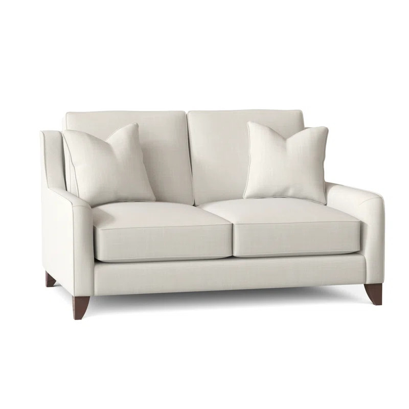Haleigh 56" Square Arm Loveseat | Wayfair North America