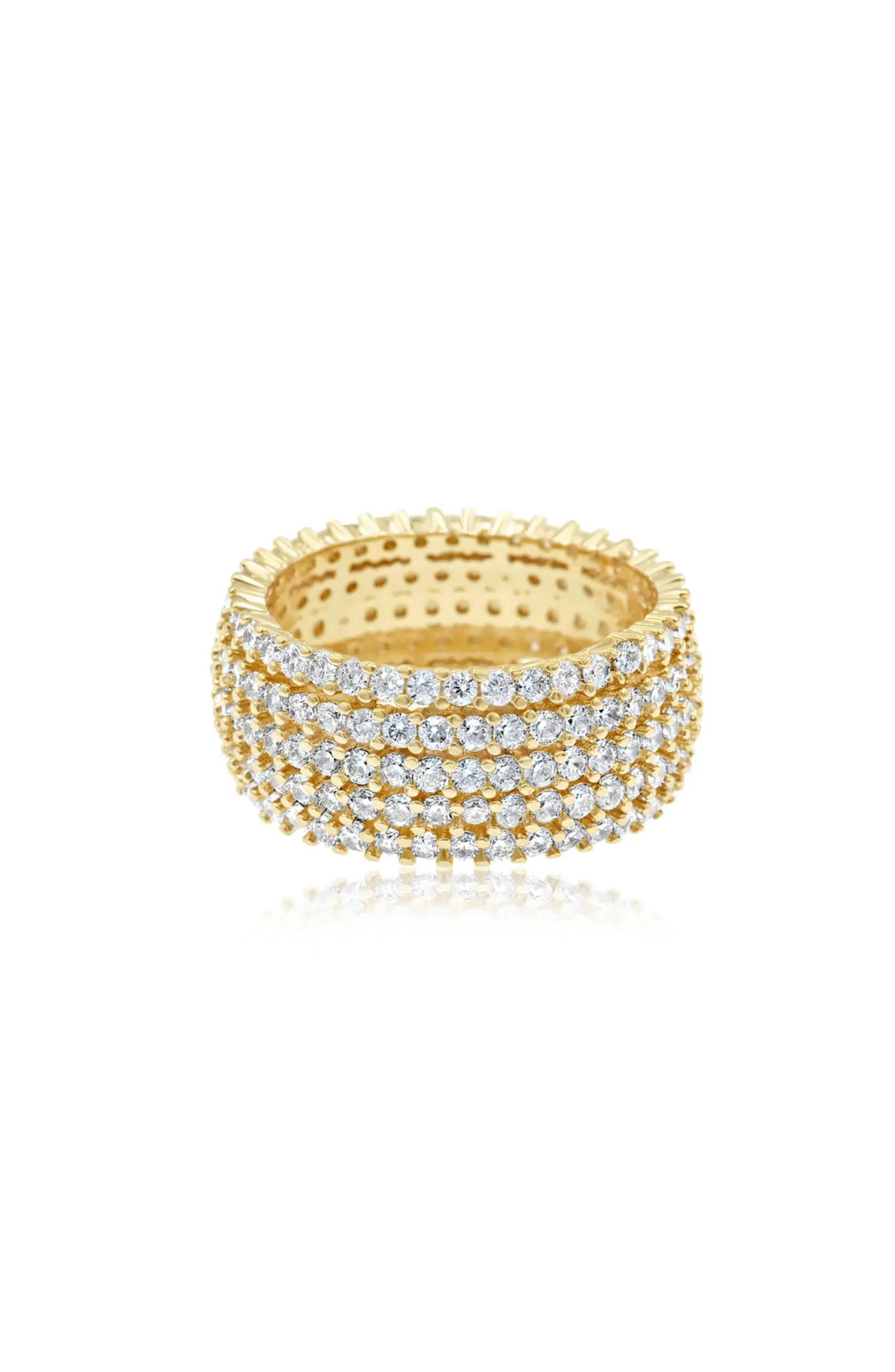 Pavé Cigar Band Ring | Nordstrom