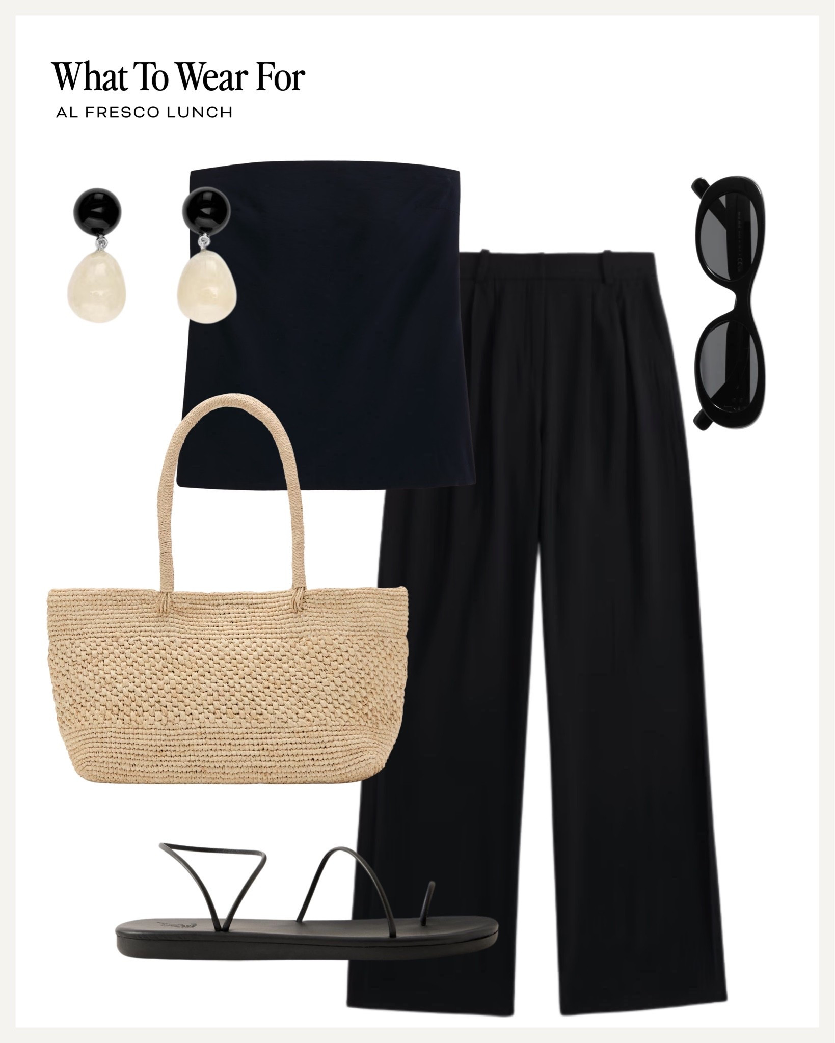 Al fresco lunch 🍝  15%-30% Off Everything at @abercrombie & Use code AFWHATTOWEARFOR to get an Extra 15% off 

Abercrombie & fitch, summer outfit, black two piece set, co-ord, effortlessly chic

#LTKsummer