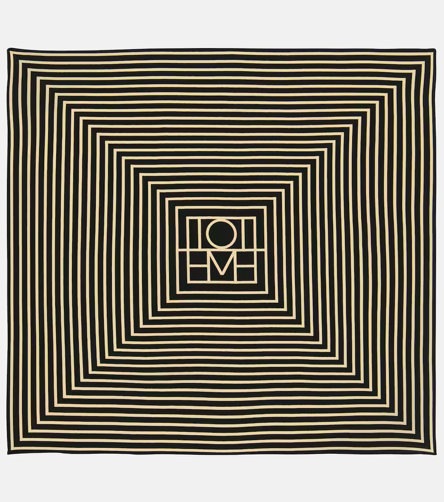 Toteme Foulard en soie à logo | Mytheresa (FR)