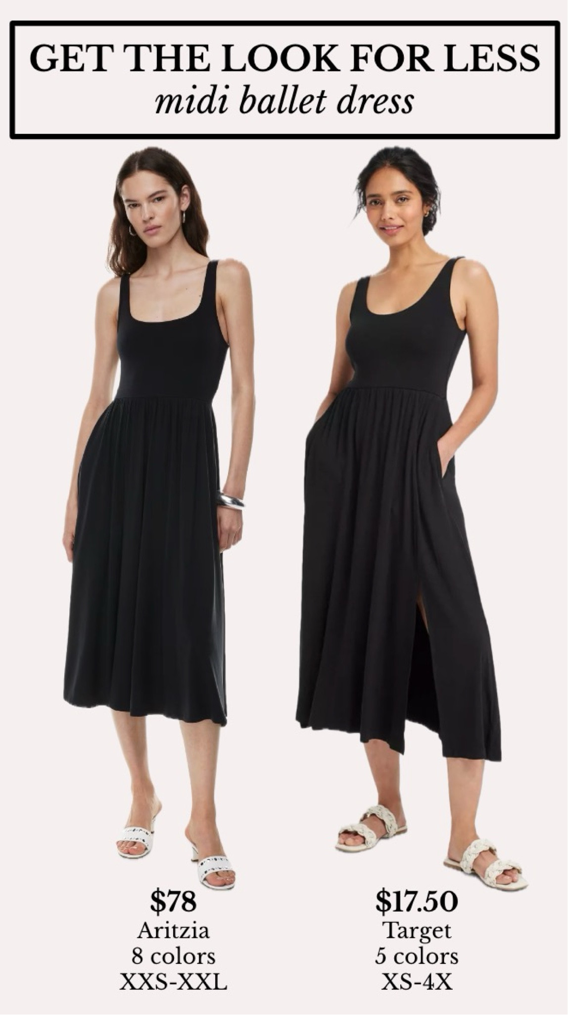 This midi dress is the perfect summer staple! It can be dressed up or down and is cool enough for sunny days. The Target midi dress is 30% off right now for Target Circle Week making it under $20!
……………
cotton dress loose dress midi dress midi ballet dress tank dress plus size dress maxi dress midsize dress size large dress aritzia dupe aritzia dress dupe target dress target new arrivals summer look black dress casual dress summer outfit target finds under $20 target outfits beach dress resort dress vacation dress travel dress travel look resort wear date night dress concert dress comfy dress comfortable dress roadtrip outfit get the look for less mom dress mom uniform tank dress tank top dress dress under $20 dress under $100

#LTKFindsUnder50 #LTKSummerSales #LTKStyleTip