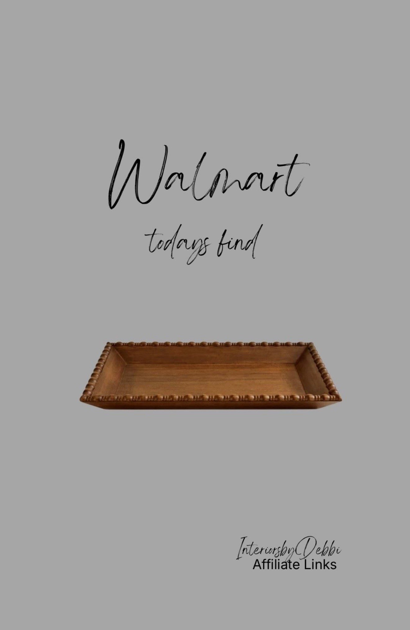 Walmart Find
Wood tray, transitional home, modern decor, amazon find, amazon home, target home decor, mcgee and co, studio mcgee, amazon must have, pottery. barn, Walmart finds, affordable decor, home styling, budget friendly, accessories, neutral decor, home finds, buy new arrival, coming soon, sale alert, high end look for less, Amazon favorites, Target finds, cozy, modern, earthy, transitional, luxe, romantic, home decor, budget friendly decor #walmart

#LTKSeasonal #LTKHome
