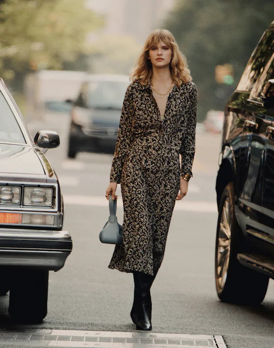 Ruched Midi Shirtdress | Madewell | Madewell