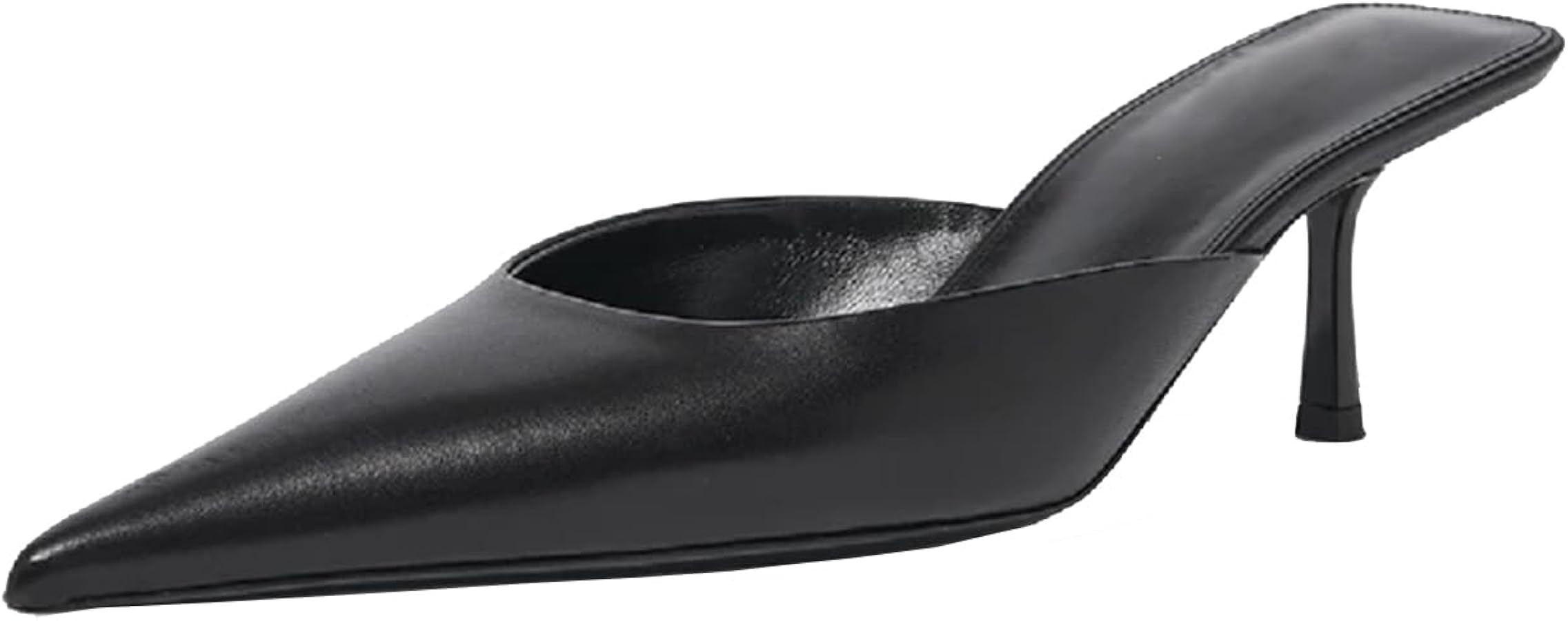 UFEDO Fashion Kitten Heel Mules for Women Slip On Mules Backless Kitten Heel Pointed Toe Wedding ... | Amazon (US)