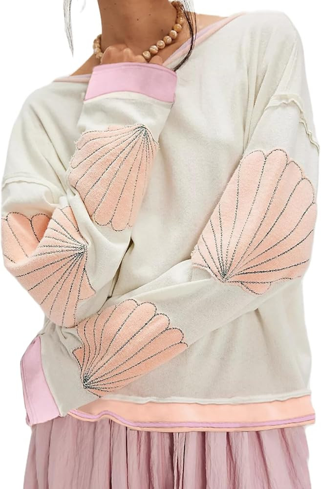 Oversized Sweatshirt for Women Teens Cute Lobster Graphic Hoodie Preppy Vintage Aesthetic Beach S... | Amazon (US)