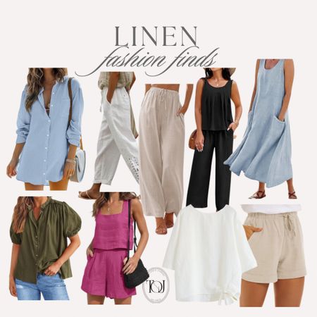 Linen summer fashion finds

#LTKFindsUnder100 #LTKFindsUnder50 #LTKStyleTip