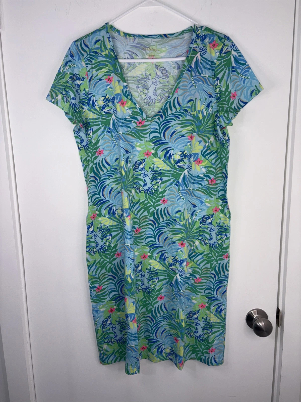 Lilly Pulitzer Etta V-Neck Dress Multi Via Parigi Size XS NWT | eBay | eBay US