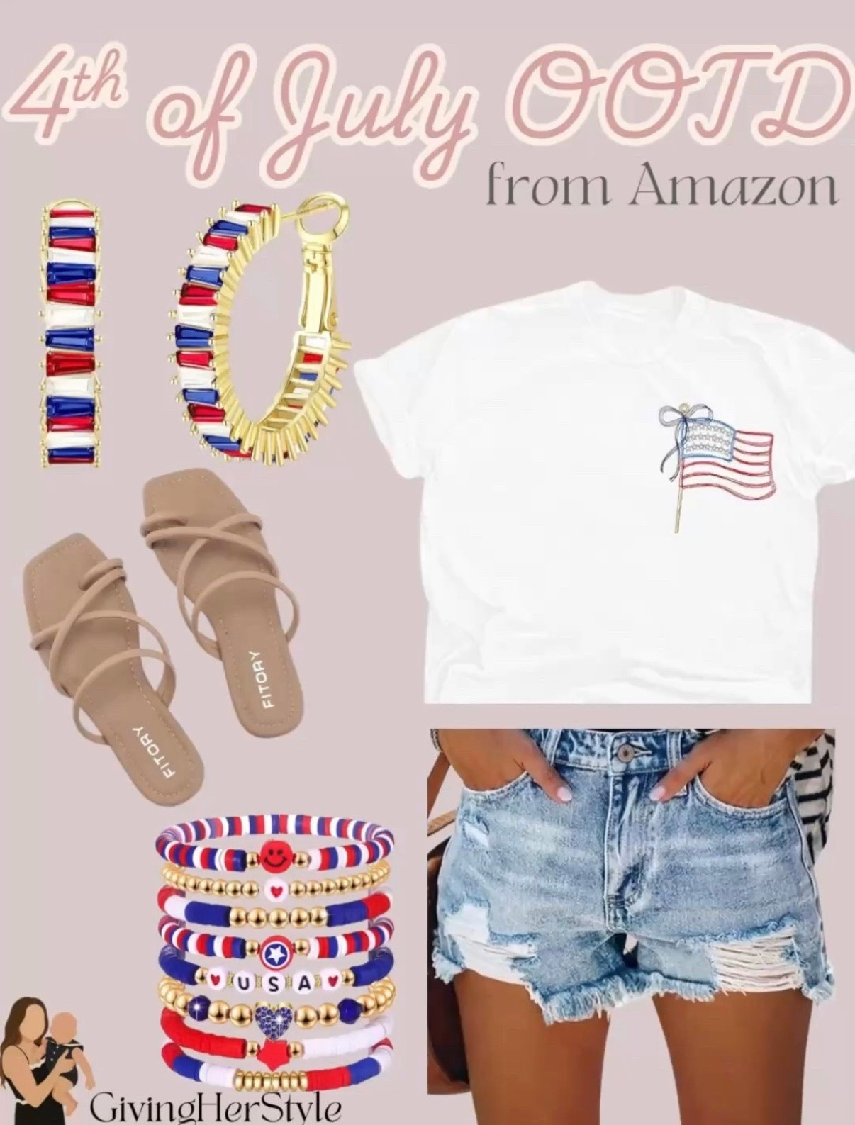 4th of July outfit ideas from Amazon prime 

4th of July, Fourth of July, USA, patriotic outfits, pool party, amazon fashion, amazon outfit idea, red white and blue, white shorts, graphic tshirt, travel, summer ootd

#LTKootd #LTKmomlife #LTKSeasonal