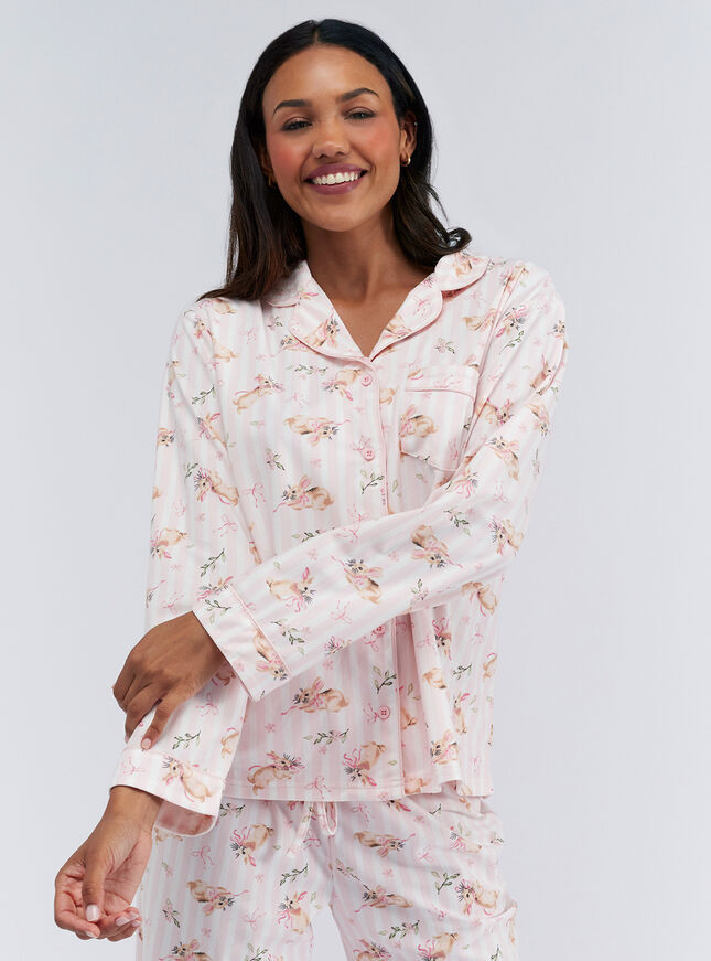 Bunnies pyjamas in a bag - Powder Pink | Boux Avenue (UK)