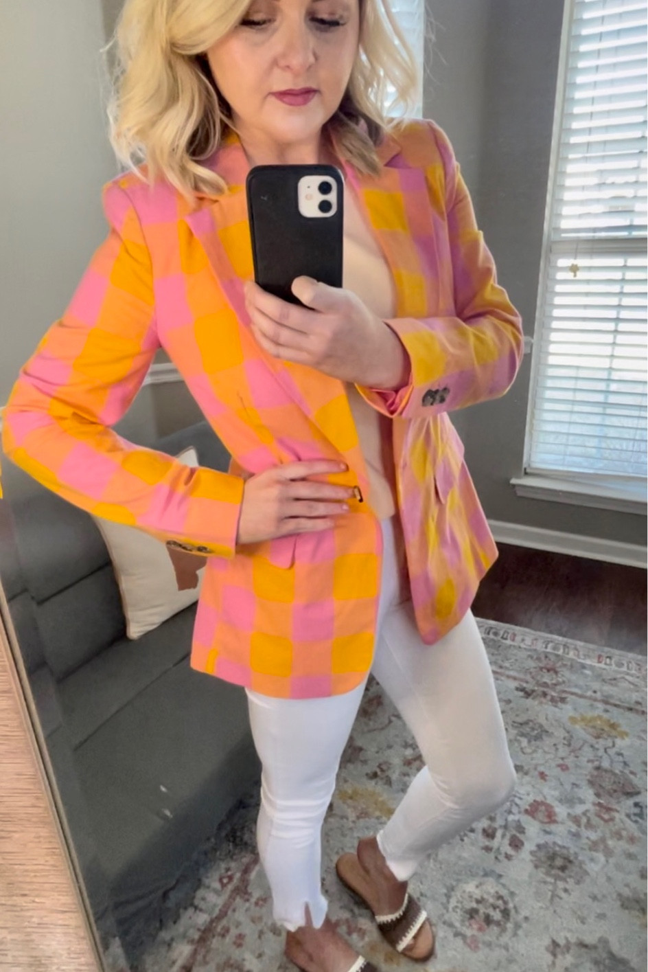 Go bright & bold, any day of the week with Blazer. Layer it over everything for the perfect finishing touch. Such a fun and professional pop of color for a spring or summer  work outfit 🧡 

#blazer #workoutfit #workwear #spring #summer #summerworkwoutfits #summerblazer #walmartfind #walmart #mothersday #whitepants 

#LTKfit #LTKSeasonal #LTKworkwear
